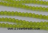 CKA201 15.5 inches 4mm round Korean jade gemstone beads