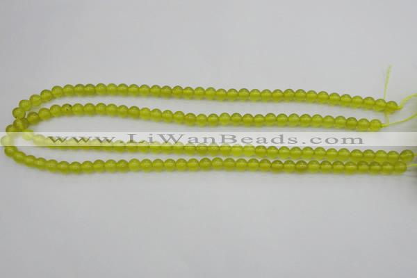 CKA202 15.5 inches 6mm round Korean jade gemstone beads