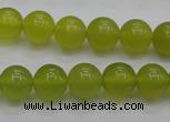 CKA204 15.5 inches 10mm round Korean jade gemstone beads