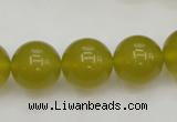 CKA207 15.5 inches 16mm round Korean jade gemstone beads