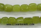 CKA23 15.5 inches 7*10mm nugget Korean jade gemstone beads