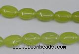 CKA243 15.5 inches 8*12mm oval Korean jade gemstone beads