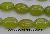 CKA245 15.5 inches 12*16mm oval Korean jade gemstone beads