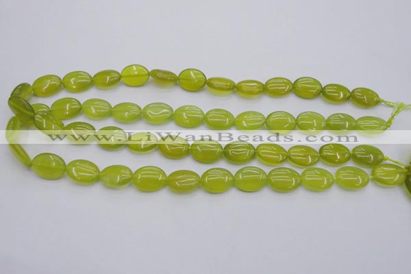 CKA245 15.5 inches 12*16mm oval Korean jade gemstone beads