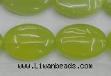 CKA250 15.5 inches 18*25mm oval Korean jade gemstone beads