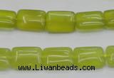 CKA260 15.5 inches 10*14mm rectangle Korean jade gemstone beads