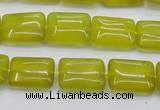 CKA261 15.5 inches 12*16mm rectangle Korean jade gemstone beads