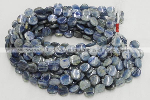 CKC02 16 inches 25mm flat round natural kyanite beads wholesale