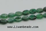 CKC109 16 inches 6*8mm oval natural green kyanite beads wholesale