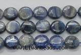 CKC202 15.5 inches 10mm flat round natural kyanite beads wholesale