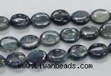 CKC204 15.5 inches 8*10mm oval natural kyanite beads wholesale