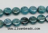 CKC21 16 inches 10mm flat round natural kyanite beads wholesale