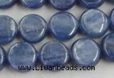 CKC510 15.5 inches 6mm flat round natural Brazilian kyanite beads