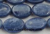 CKC535 15.5 inches 12*16mm oval natural Brazilian kyanite beads