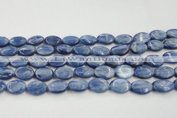 CKC535 15.5 inches 12*16mm oval natural Brazilian kyanite beads