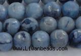 CKC704 15.5 inches 12mm faceted round imitation blue kyanite beads