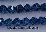 CKC711 15.5 inches 6mm faceted nuggets imitation kyanite beads