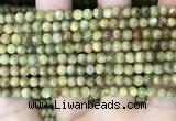 CKC760 15.5 inches 4mm round natural green kyanite beads