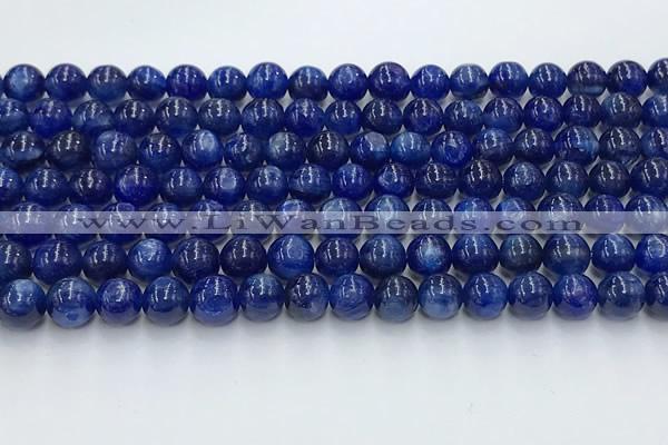 CKC778 15.5 inches 6mm round blue kyanite beads wholesale