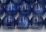 CKC779 15.5 inches 8mm round blue kyanite beads wholesale