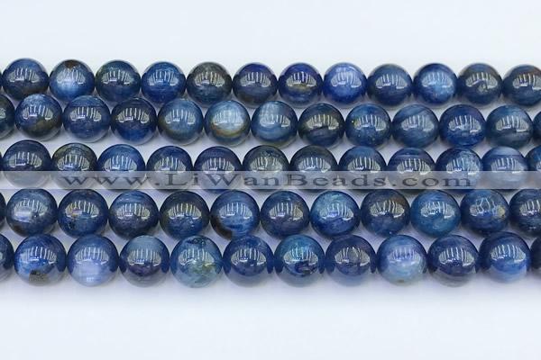 CKC802 15 inches 10mm round blue kyanite beads