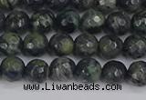 CKJ310 15.5 inches 4mm faceted round kambaba jasper beads