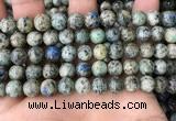 CKJ408 15.5 inches 8mm round k2 jasper beads wholesale