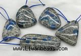 CKJ431 25*35mm - 40*55mm freeform k2 jasper slab pendants