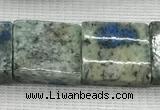 CKJ445 15.5 inches 12*15mm - 14*17mm rectangle natural k2 jasper beads