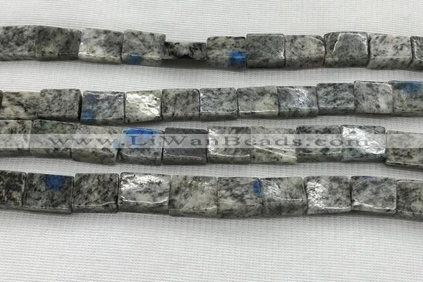 CKJ450 15.5 inches 10*11mm - 11*14mm rectangle natural k2 jasper beads