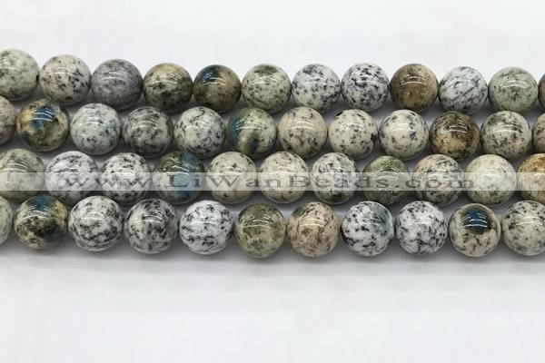 CKJ456 15.5 inches 12mm round natural k2 jasper beads wholesale