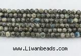 CKJ458 15.5 inches 6mm round natural k2 jasper beads wholesale