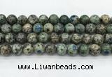 CKJ466 15.5 inches 12mm round natural k2 jasper beads wholesale