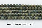 CKJ471 15.5 inches 8mm round natural k2 jasper beads wholesale