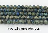 CKJ476 15.5 inches 10mm round natural k2 jasper beads wholesale