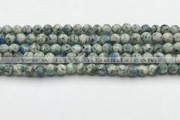 CKJ502 15.5 inches 6mm round natural k2 jasper gemstone beads