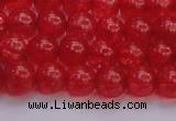 CKQ316 15.5 inches 8mm round dyed crackle quartz beads wholesale