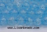 CKQ331 15.5 inches 10mm round dyed crackle quartz beads wholesale