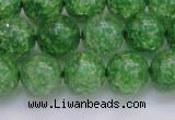 CKQ340 15.5 inches 14mm round dyed crackle quartz beads wholesale