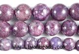 CKU16 15 inches 8mm,10mm & 12mm round purple kunzite beads