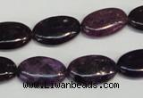 CKU40 15.5 inches 12*20mm oval purple kunzite beads wholesale