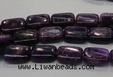 CKU44 15.5 inches 8*12mm rectangle purple kunzite beads wholesale