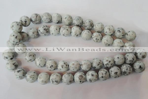 CKW05 15.5 inches 14mm round kiwi jasper gemstone beads