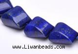 CLA30 14*18mm deep blue dyed lapis lazuli gemstone beads