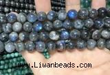 CLB1012 15.5 inches 10mm round labradorite beads wholesale