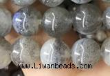 CLB1058 15.5 inches 8mm round labradorite gemstone beads