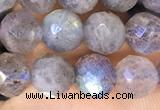 CLB1072 15.5 inches 6mm faceted round labradorite beads