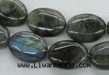 CLB114 15.5 inches 15*20mm oval labradorite gemstone beads wholesale