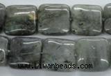 CLB117 15.5 inches 18*18mm square labradorite gemstone beads wholesale