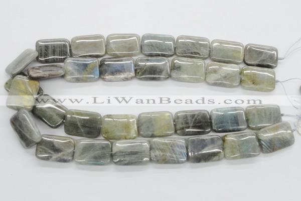 CLB124 15.5 inches 18*25mm rectangle labradorite gemstone beads wholesale